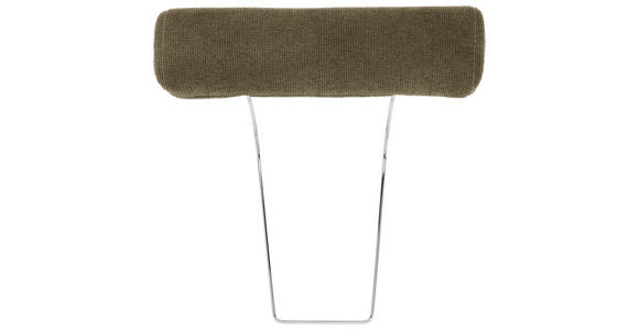KOPFSTÜTZE in Webstoff - Olivgrün, Design, Textil (52/14/12cm) - Carryhome