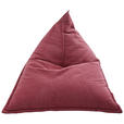 SITZSACK Webstoff Rot  - Rot, KONVENTIONELL, Textil (98/80/125cm) - Xora