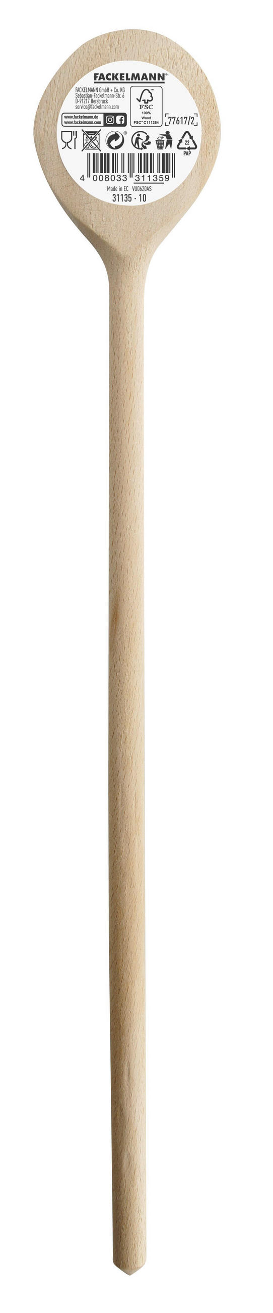 KOCHLÖFFEL - Buchefarben, Basics, Holz (35cm) - Fackelmann