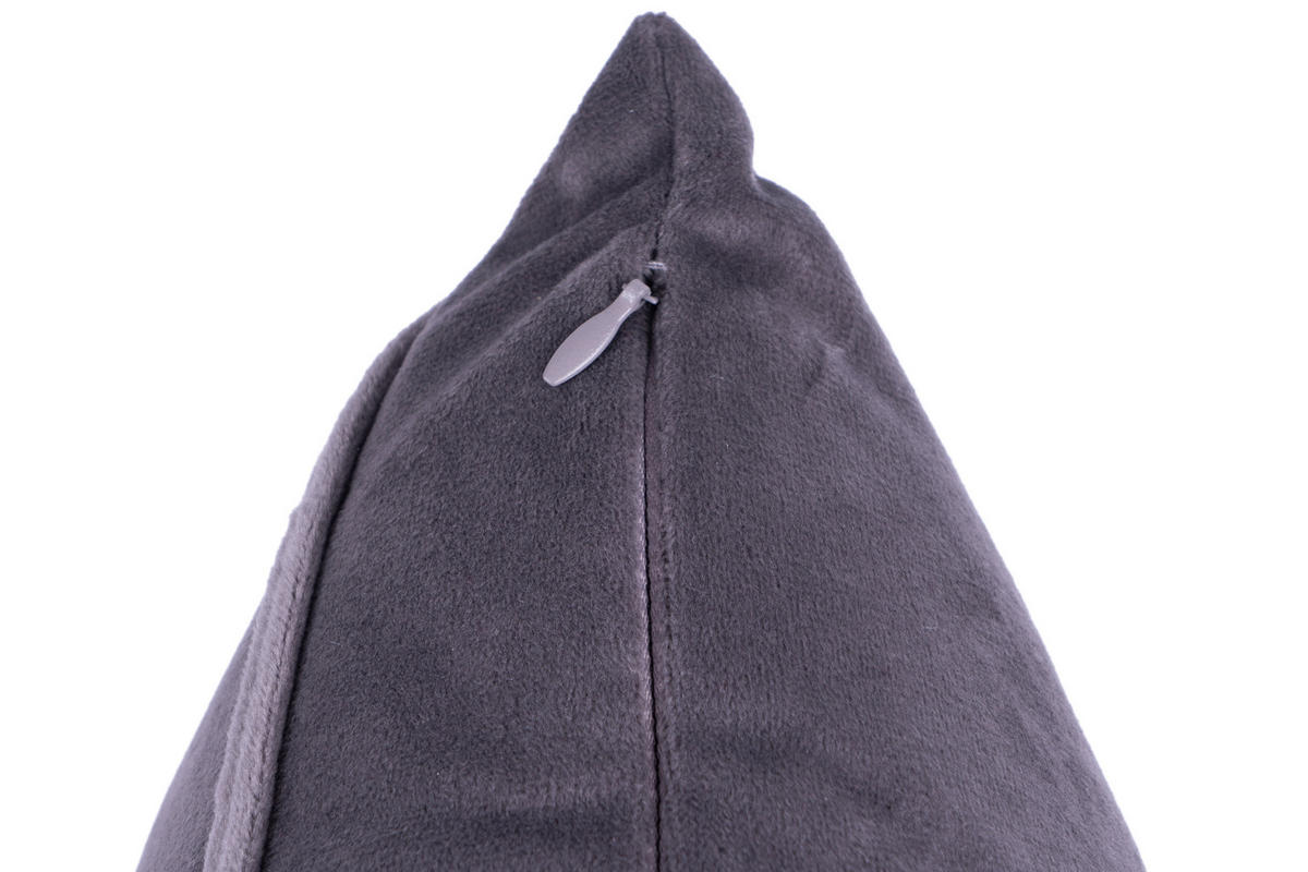 MĚKKÁ PŘIKRÝVKA A POLŠTÁŘ, polyester,  - barvy grafitu, Konvenční, textil (130/170/1,7cm)