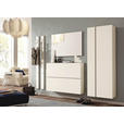 GARDEROBENSCHRANK Gardasee  in 60/179/33 cm  - Sandfarben/Anthrazit, Design, Holzwerkstoff (60/179/33cm) - Moderano