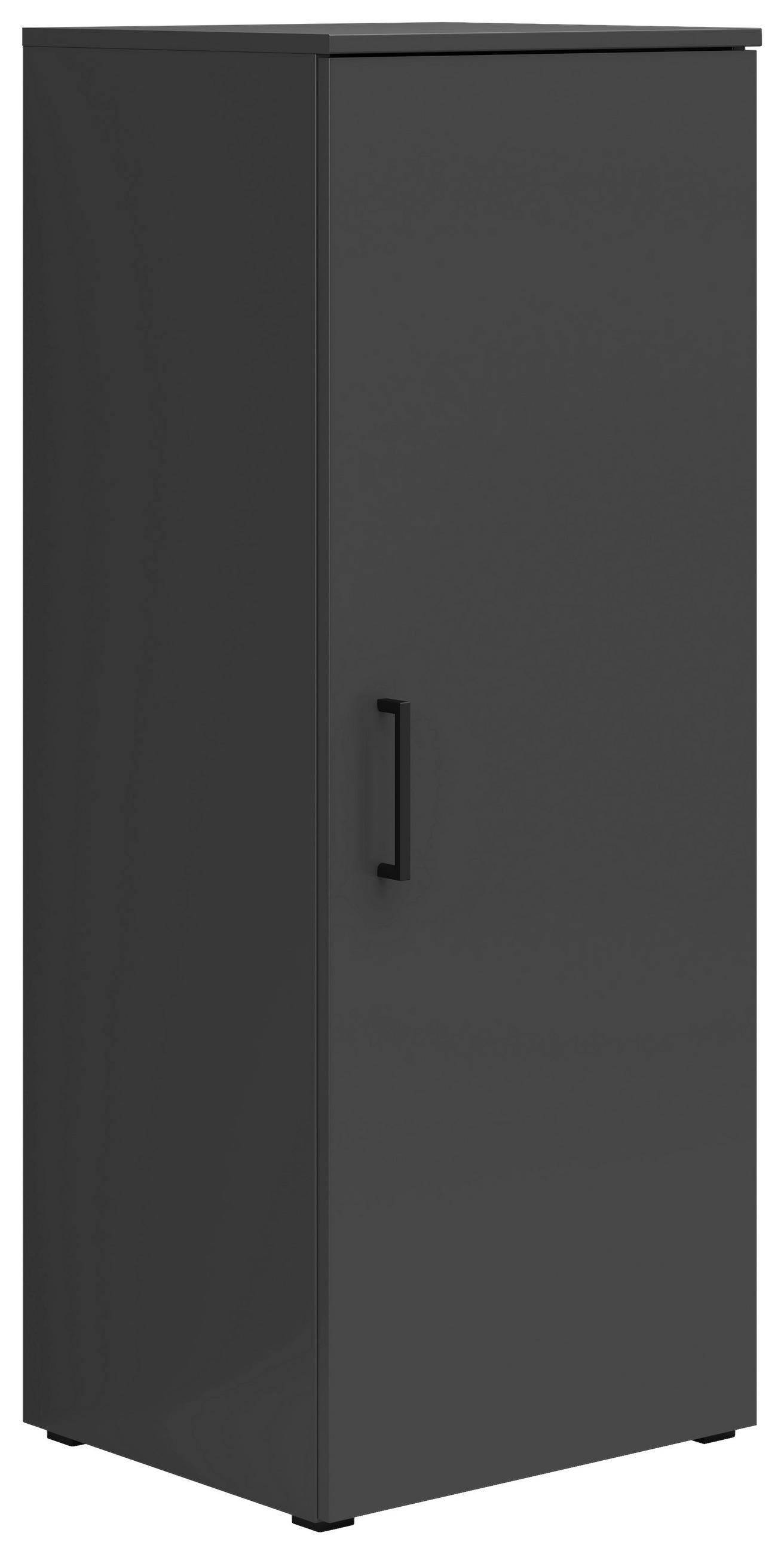 KOMODA, barvy grafitu, 45/115/40 cm - černá/barvy grafitu, Moderní, kompozitní dřevo/plast (45/115/40cm) - Carryhome