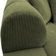 ECKSOFA Dunkelgrün Cord Zierkissen, Rücken echt  - Dunkelgrün/Schwarz, KONVENTIONELL, Kunststoff/Textil (162/313cm) - Carryhome