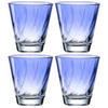 WHISKY-GLÄSERSET 215,00 ml 4-teilig  - Blau, Design, Glas (8,50/9,00/8,50cm) - Leonardo