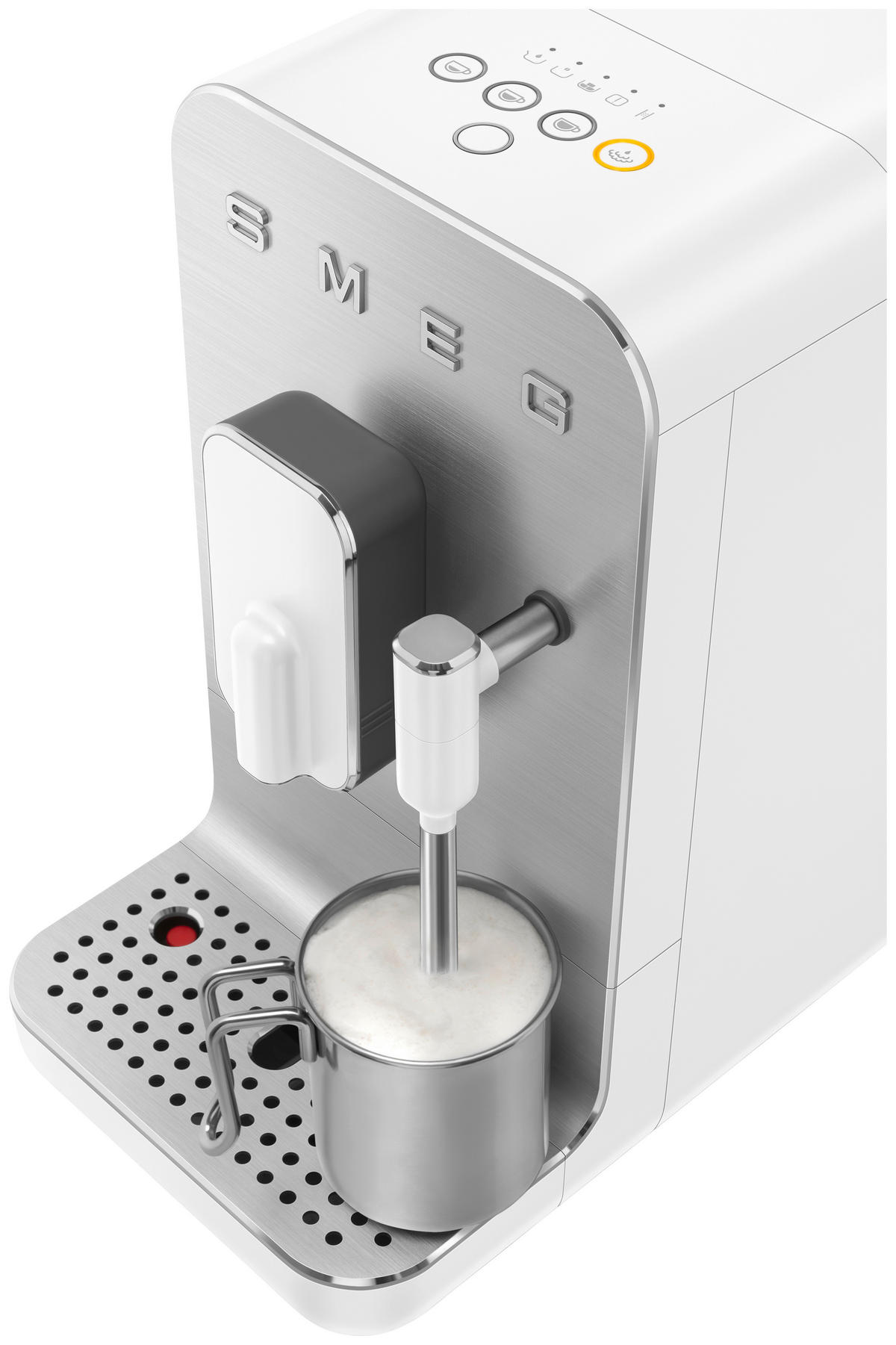 KAFFEEVOLLAUTOMAT 50'S STYLE  - Weiss/Edelstahlfarben, Basics, Kunststoff/Metall (18/33,6/43,3cm) - SMEG