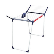 WÄSCHETROCKNER - Blau/Weiß, Basics, Kunststoff (66/150/61cm) - Leifheit