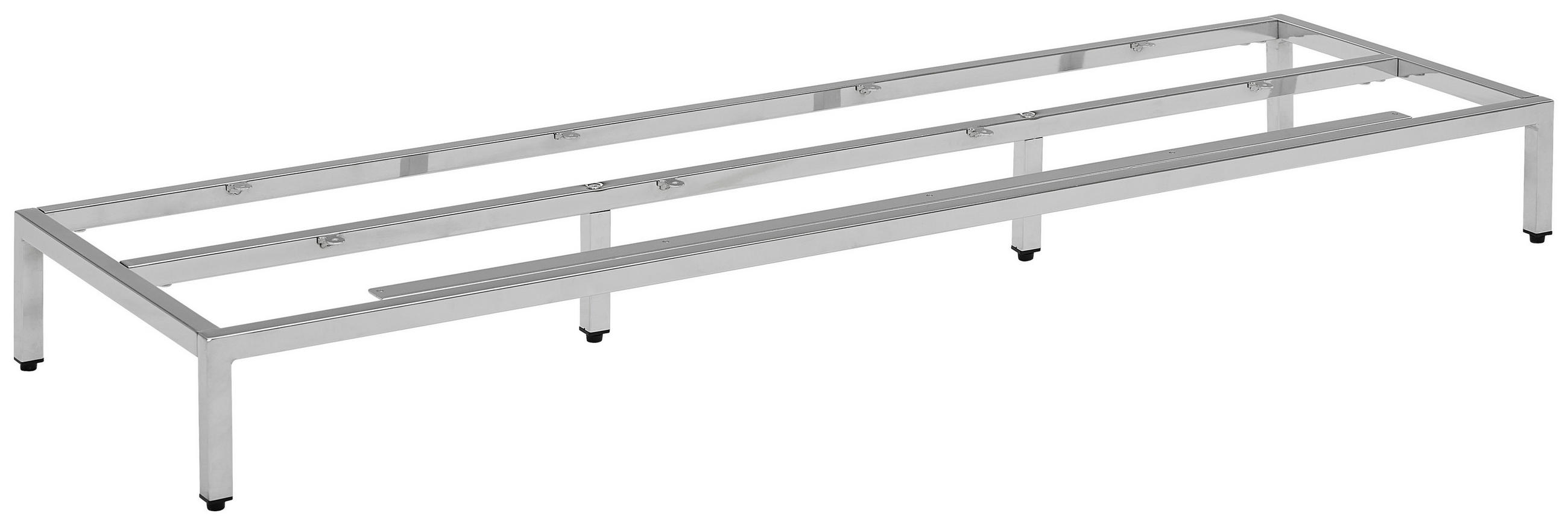 FUßGESTELL - Chromfarben, Basics, Metall (135/13/40cm) - Novel