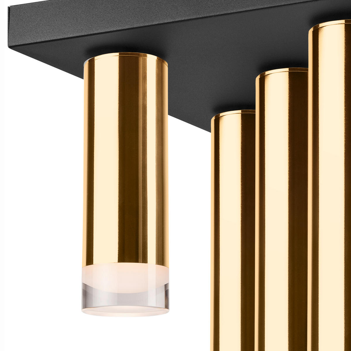 DECKENLEUCHTE Diego 32/6/30 cm   - Goldfarben, Design, Metall (32/6/30cm)