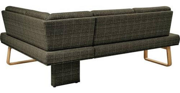 ECKBANK 240/174 cm in Grün, Eichefarben - Eichefarben/Grün, Design, Holz/Textil (240/174cm) - Dieter Knoll