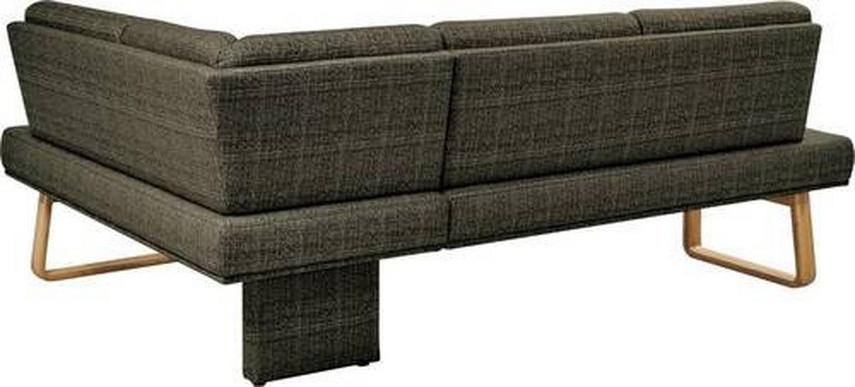 ECKBANK 240/174 cm  in Grün, Eichefarben  - Eichefarben/Grün, Design, Holz/Textil (240/174cm) - Dieter Knoll