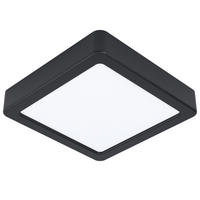 STROPNA LED-SVETILKA  Fueva 5 /1350 lm/4000 K// - črna/bela, Basics, kovina/umetna masa (16/16/2,8cm)