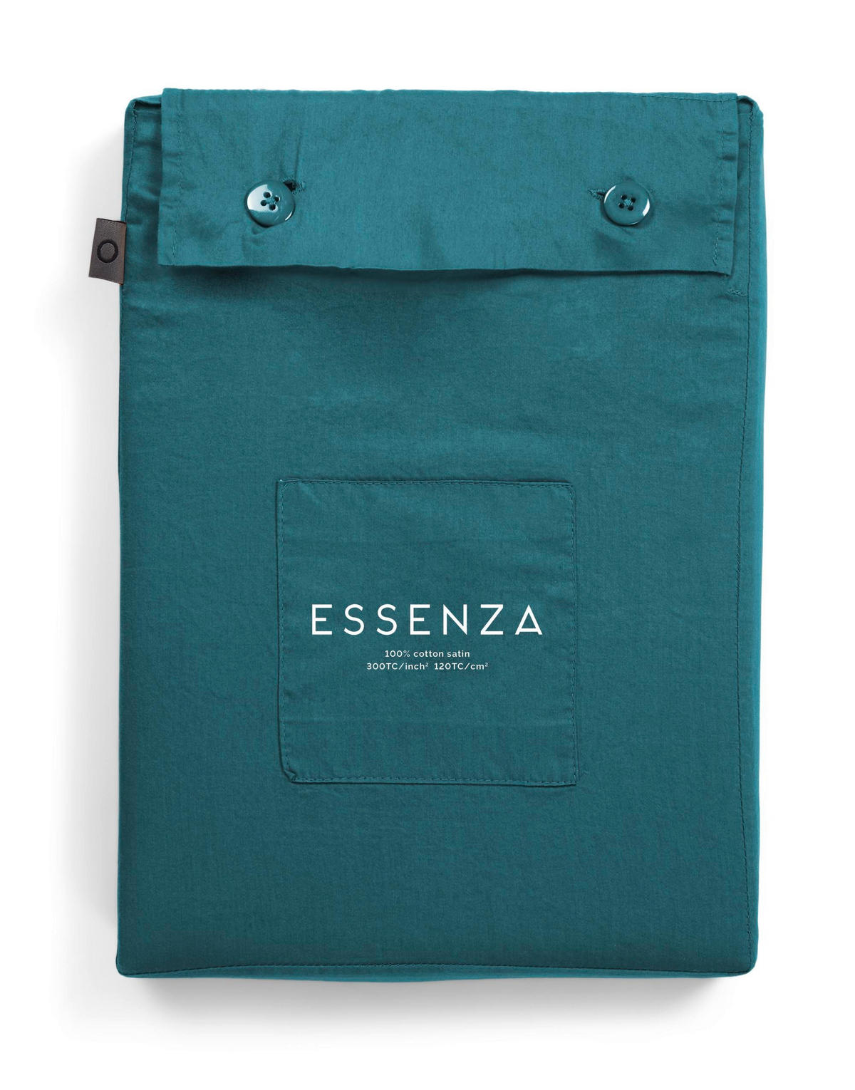 BETTWÄSCHE MINTE Satin 135/200 cm  - Blau, Basics, Textil (135/200cm) - Essenza