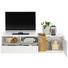 LOWBOARD - Eichefarben/Weiß, Design, Holz/Holzwerkstoff (160cm) - Carryhome LOWBOARD - Eichefarben/Weiß, Design, Holz/Holzwerkstoff (160cm) - Carryhome