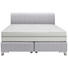 BOXSPRINGBETT 180/200 cm in Hellgrau - Chromfarben/Hellgrau, KONVENTIONELL, Holz/Holzwerkstoff (180/200cm) - Dieter Knoll BOXSPRINGBETT 180/200 cm in Hellgrau - Chromfarben/Hellgrau, KONVENTIONELL, Holz/Holzwerkstoff (180/200cm) - Dieter Knoll
