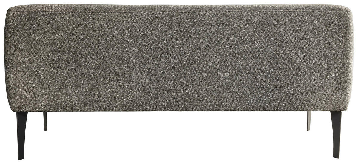 SITZBANK in Textil Dunkelgrün  - Dunkelgrün/Schwarz, Konventionell, Textil/Metall (177/85/72cm) - Moderano