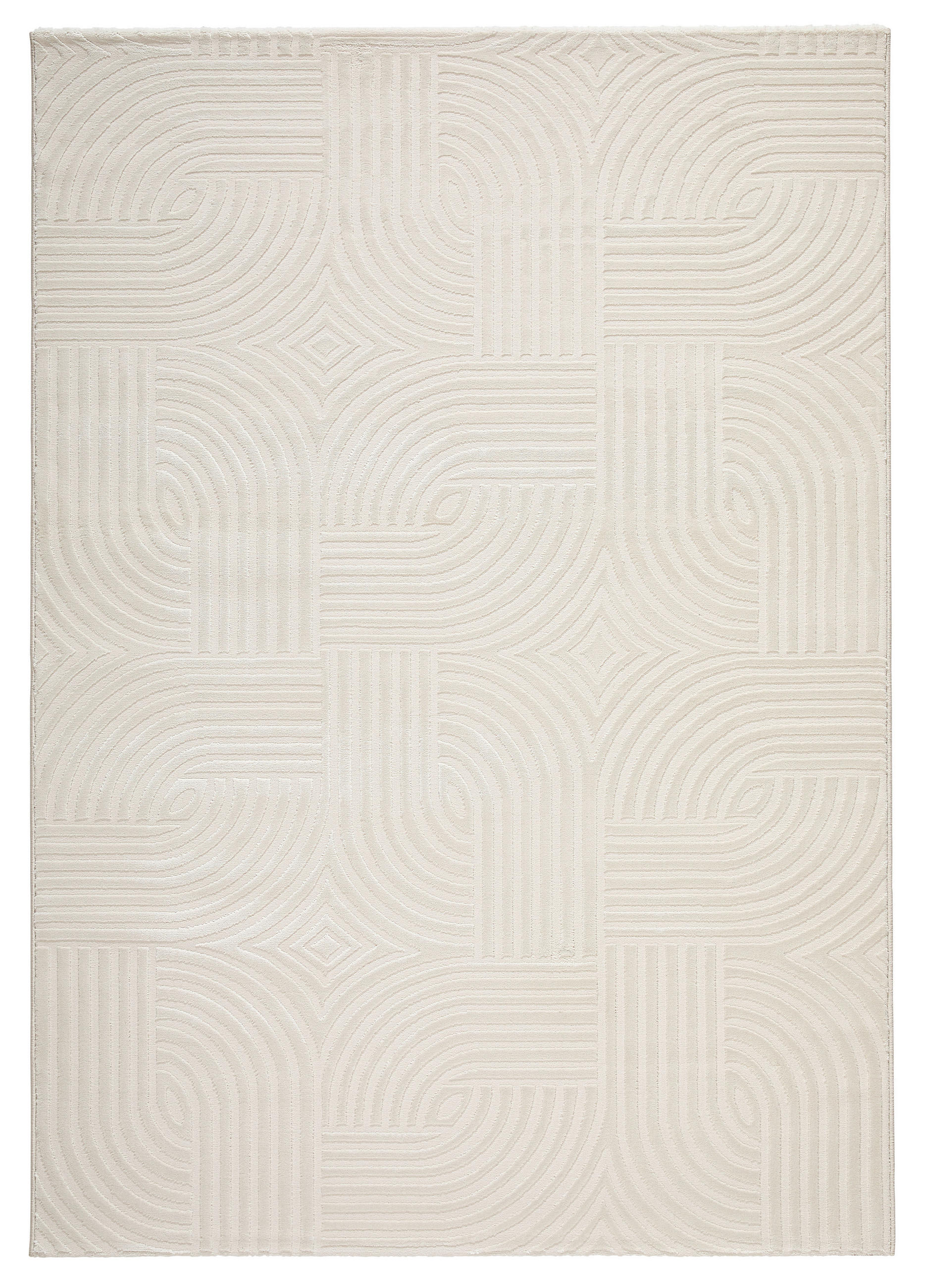 WEBTEPPICH 80/150 cm Creme  - Creme, Design, Textil (80/150cm) - Novel