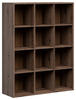 REGAL Holzwerkstoff Eichefarben  - Eichefarben/Schwarz, Design, Holzwerkstoff/Kunststoff (114/146.5/38.5cm)