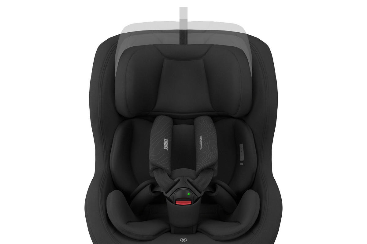 REBOARDER-KINDERSITZ Elm 360 Connect Black   - Schwarz, Basics, Textil (44/61/73cm) - Thule