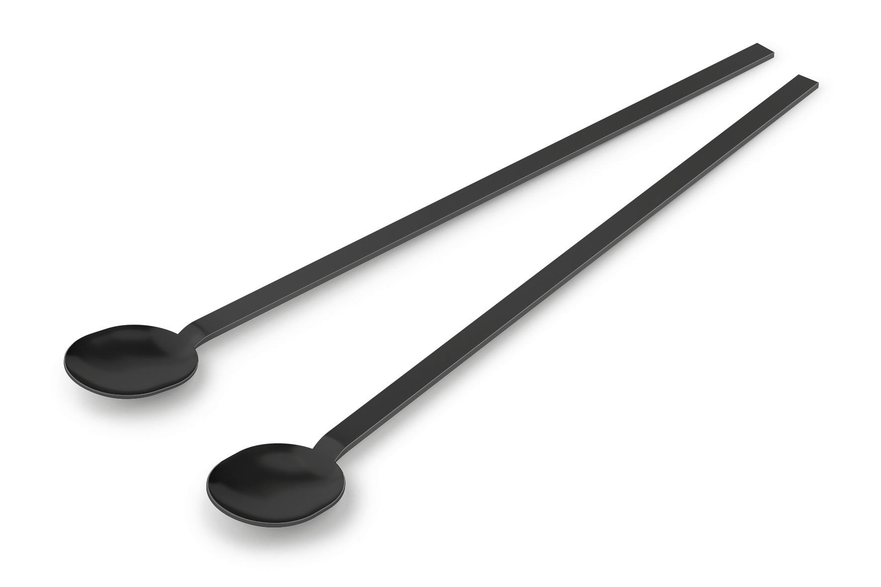 SET ŽLIC   kovina           - črna, Basics, kovina (25,8cm) - Zack