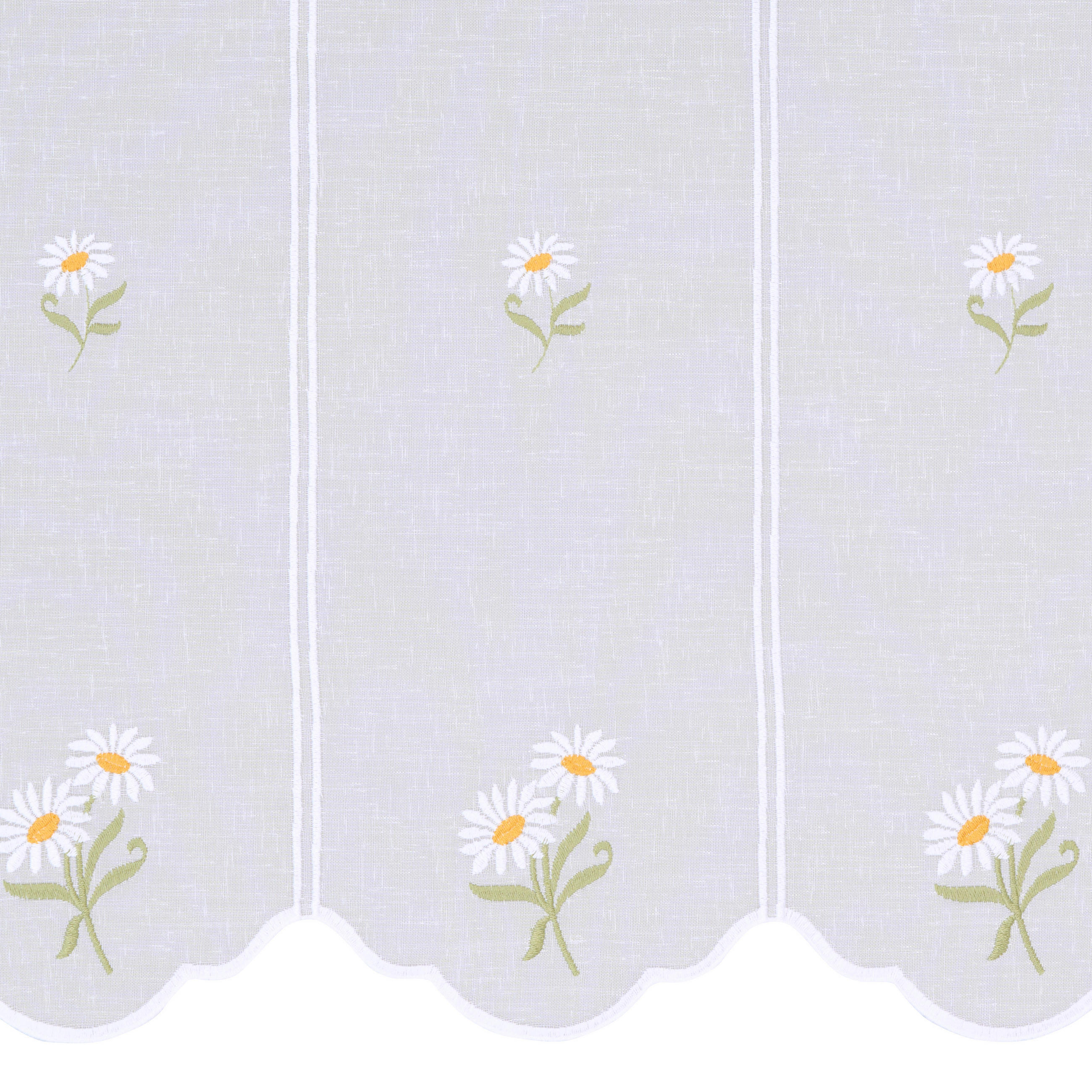 KURZGARDINE 45 cm   - Weiß, KONVENTIONELL, Textil (45cm) - Esposa