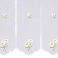 KURZGARDINE 45 cm   - Weiß, KONVENTIONELL, Textil (45cm) - Esposa