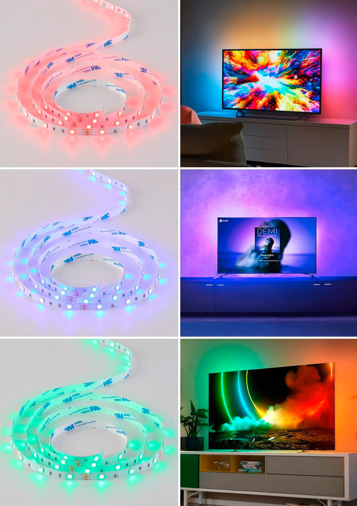 LED-STRIP    300 cm  - Weiß, Basics, Kunststoff (300cm) - Novel