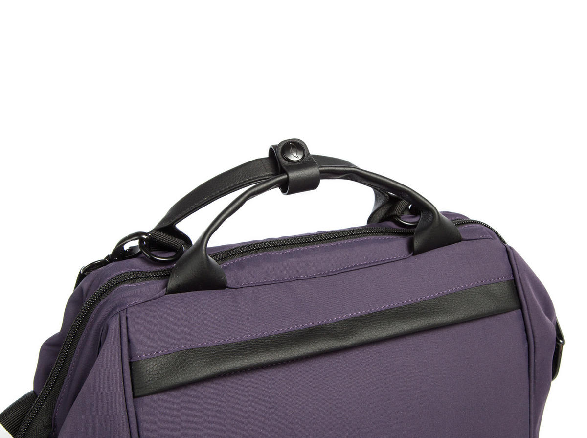 WICKELRUCKSACK Blackberry - Brombeere/Silberfarben, Basics, Textil (32/39/22cm) - Osann