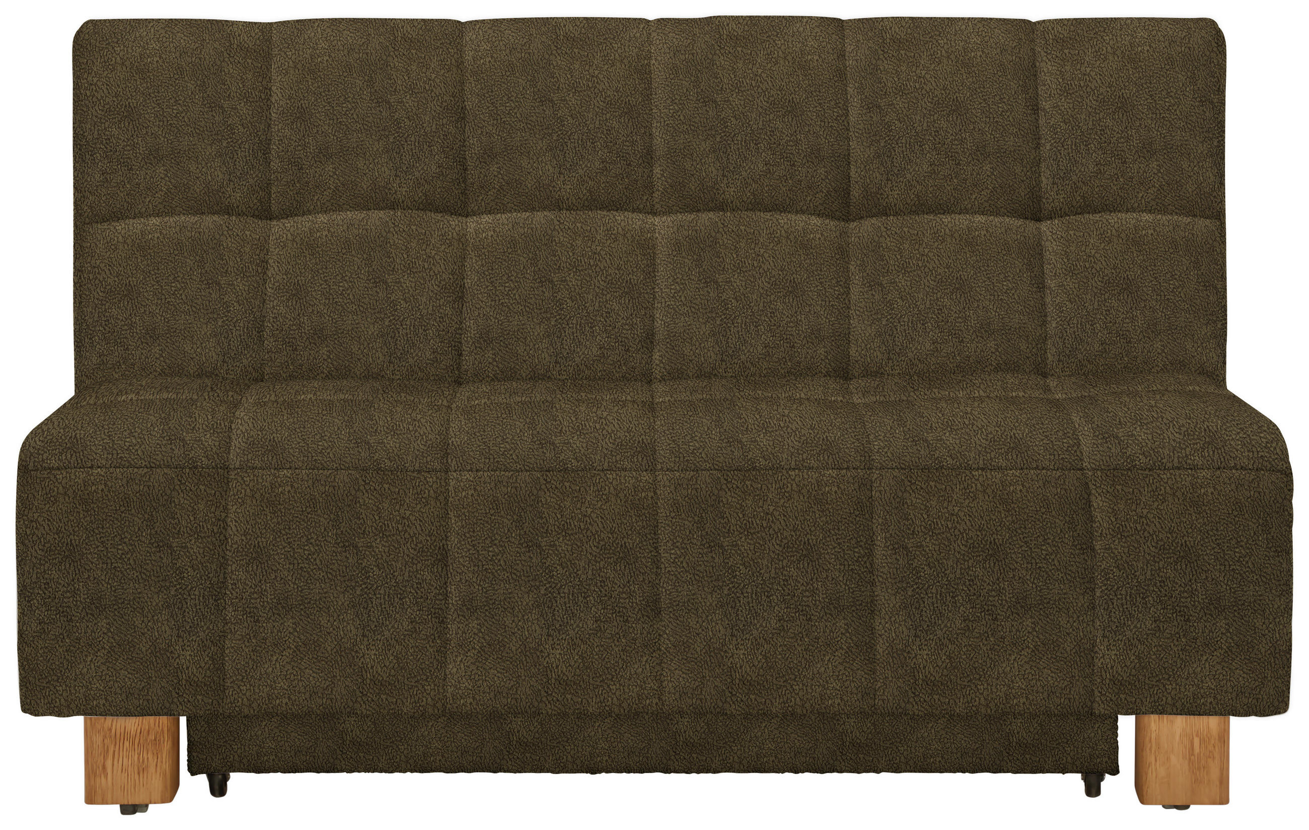 SCHLAFSOFA Textil Grün  - Naturfarben/Grün, Modern, Holz/Textil (145/92/102cm) - Novel