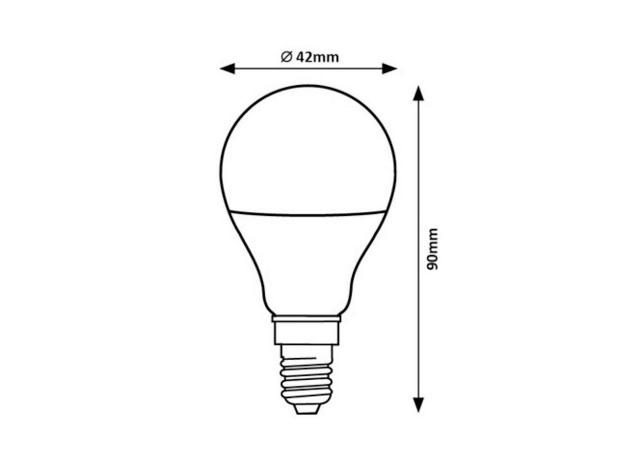 LED SIJALICA - bela, Osnovno, plastika (4.2/9cm)