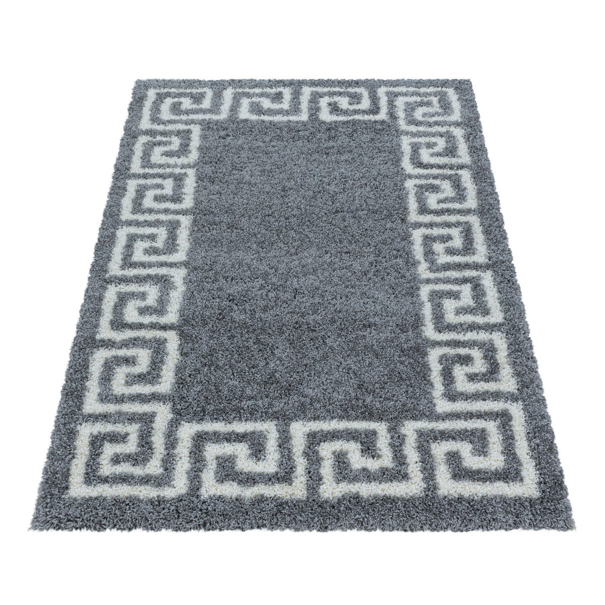 HOCHFLORTEPPICH 240/340 cm Hera 3301 Grau Grau  - Grau, Design, Textil (240/340cm)