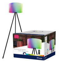 LED-STEHLEUCHTE 40/143 cm    - Schwarz/Weiß, Basics, Kunststoff (40/143cm) - Tint