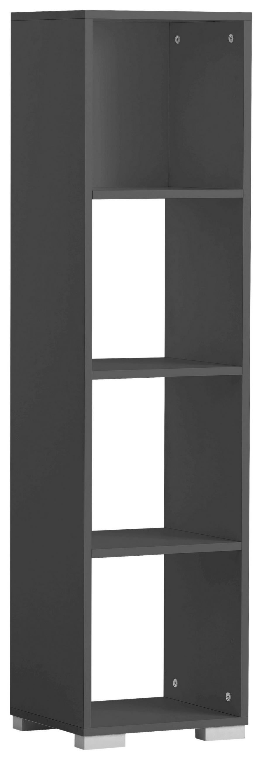 REGAL  Weiß  - Weiß, MODERN, Holzwerkstoff (36,3/142,7/33cm) - MID.YOU