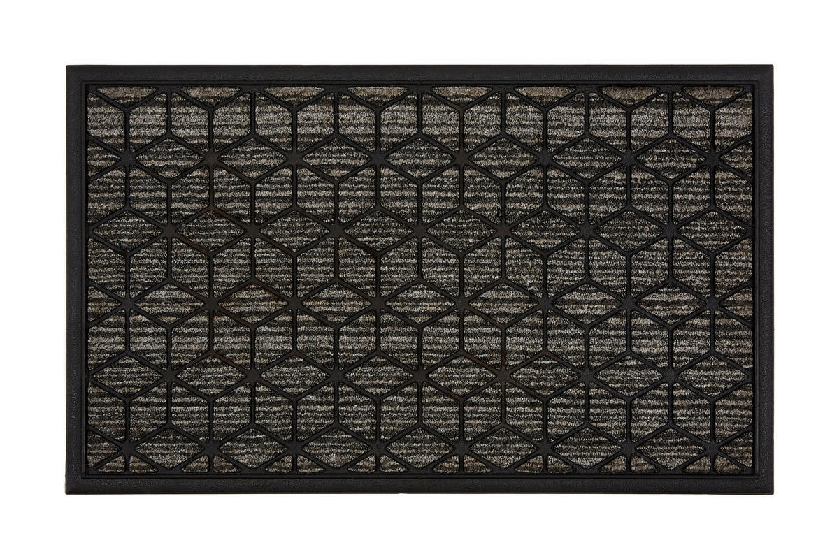 FUßMATTE  45/75 cm  Anthrazit  - Anthrazit, Design, Kunststoff/Textil (45/75cm) - Esposa