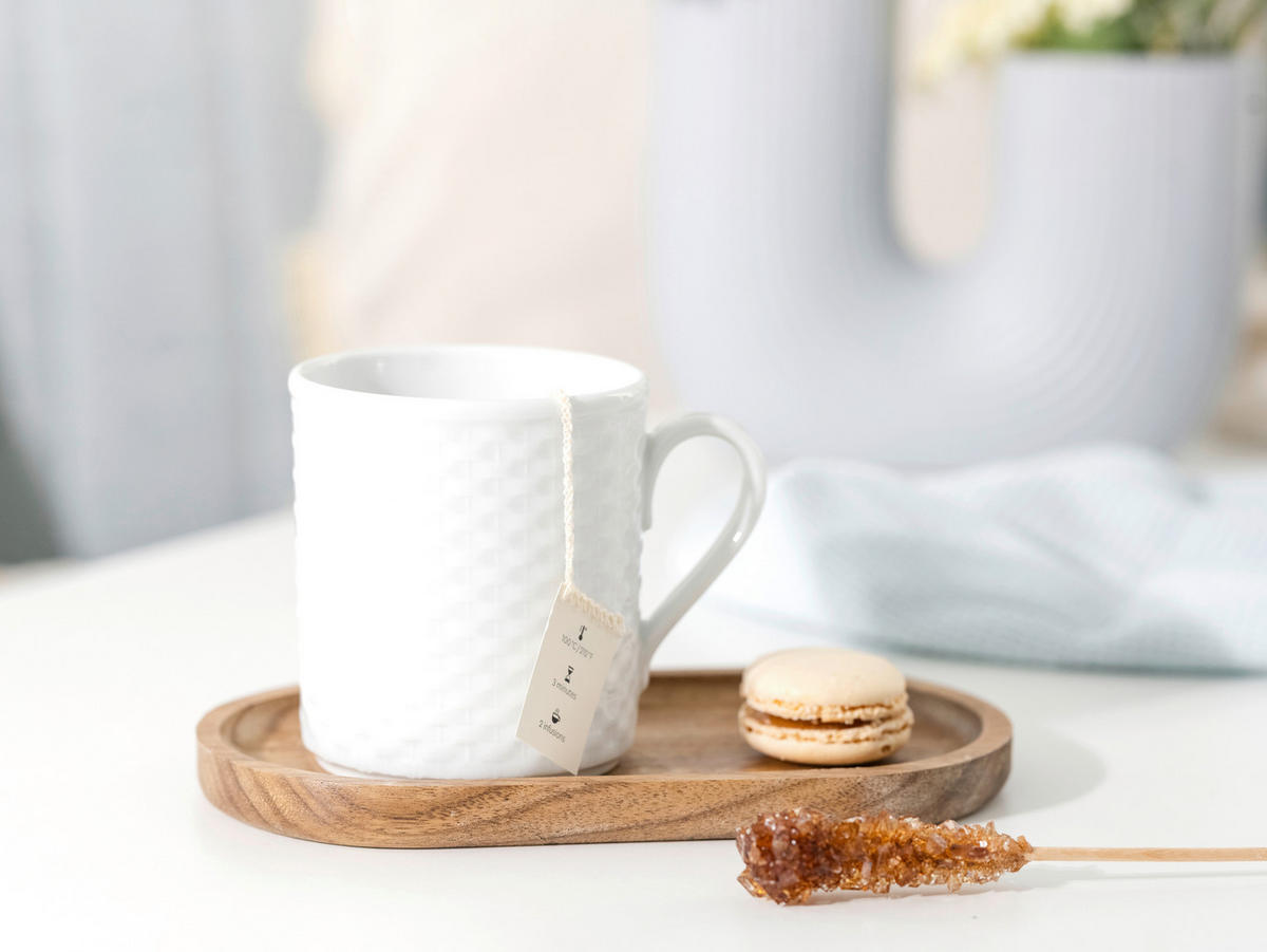 KAFFEEBECHERSET Polo weiss 6-teilig  - Weiß, Basics, Keramik - Creatable