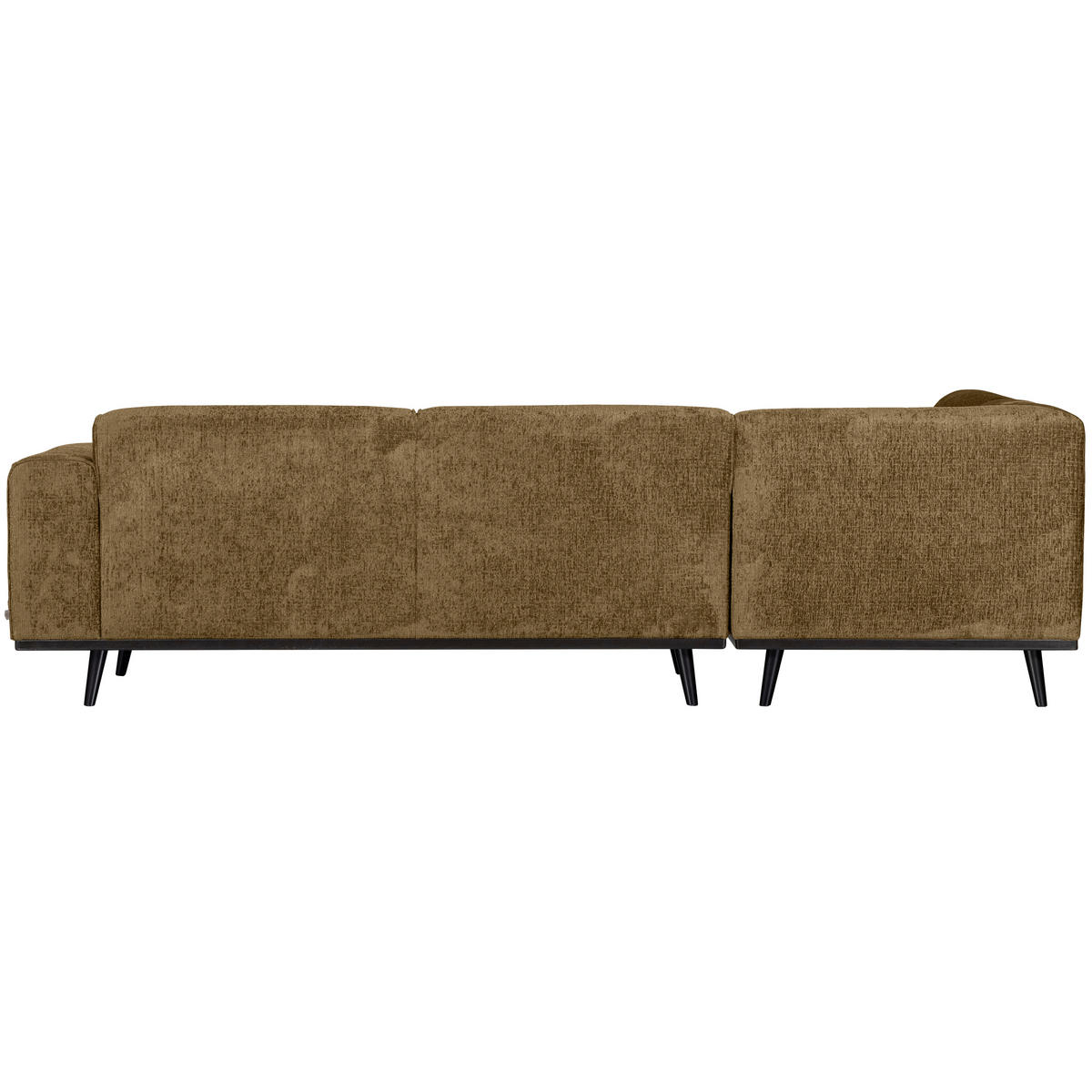 ECKSOFA Statement in Samt Gelb  210/274 cm  - Gelb/Schwarz, Design, Holz/Textil (210/274cm) - Livetastic