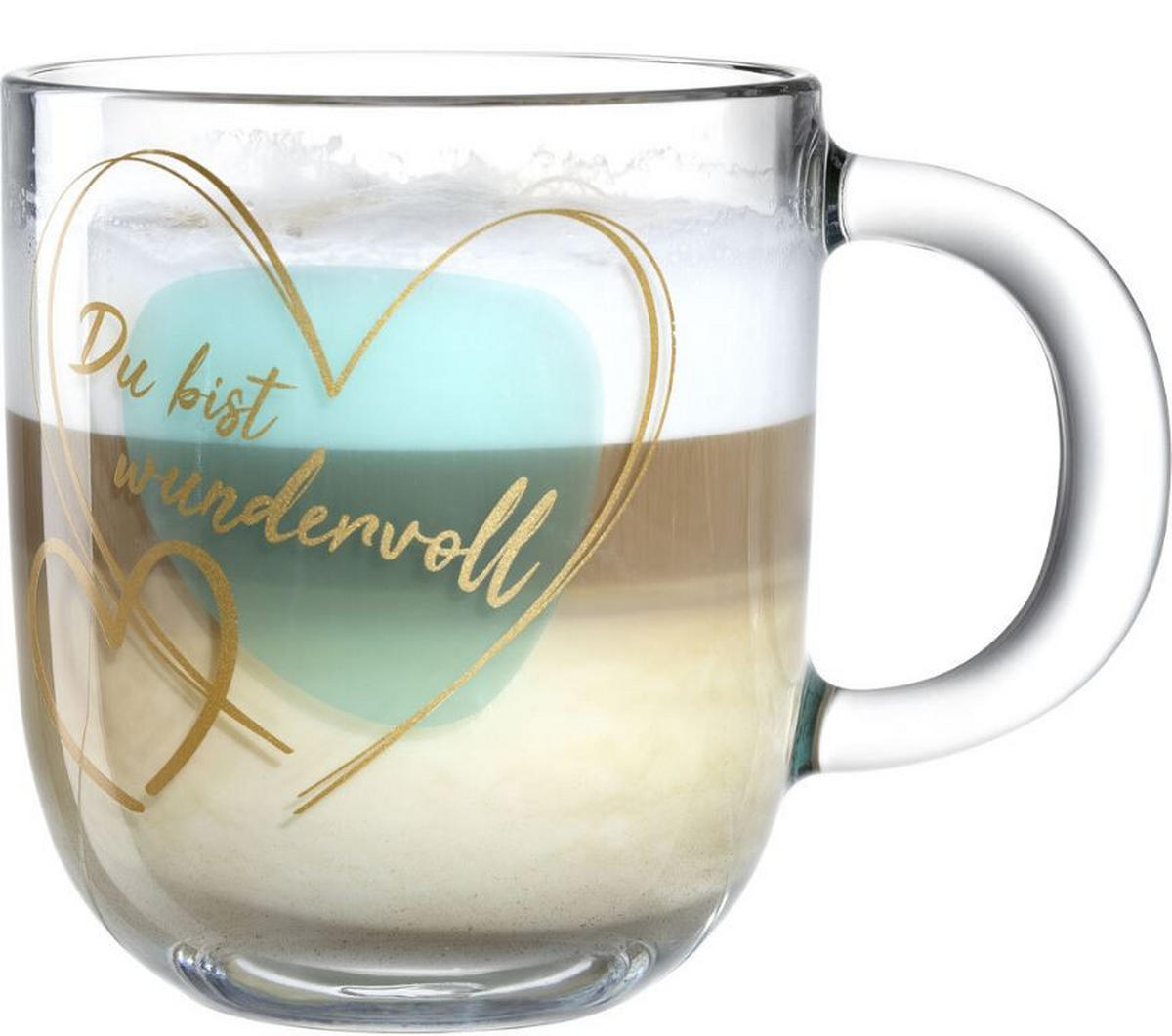 TASSE Emozione 400 ml  - Mintgrün, Basics, Glas (14/15/8,7cm) - Leonardo