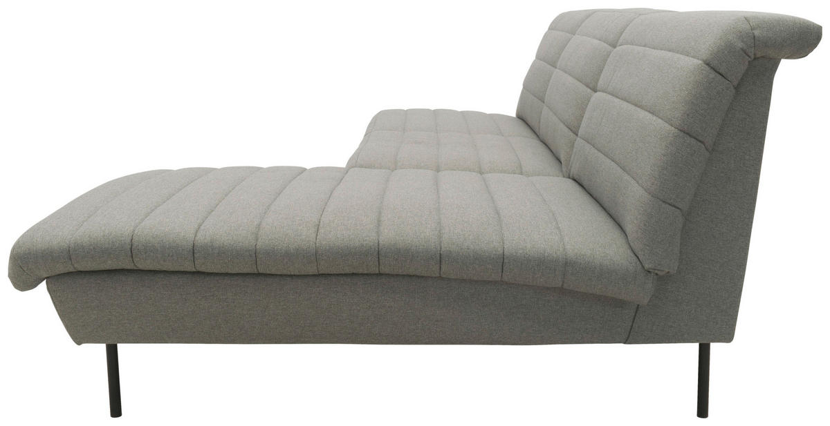 ECKSOFA in Webstoff Graubraun  274/168 cm  - Graubraun/Schwarz, Design, Textil/Metall (274/168cm) - LOOKS by W.Joop