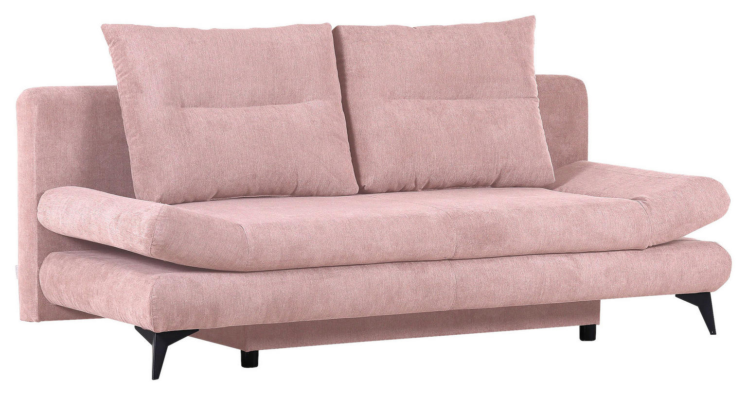 SCHLAFSOFA Mikrofaser Rosa - Weiches Design