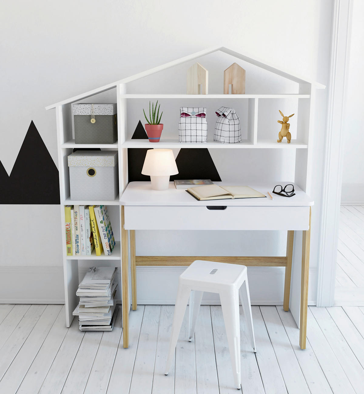 ÜBERBAUREGAL - Weiß, Design, Holz/Holzwerkstoff (148/155/31cm) - Livetastic