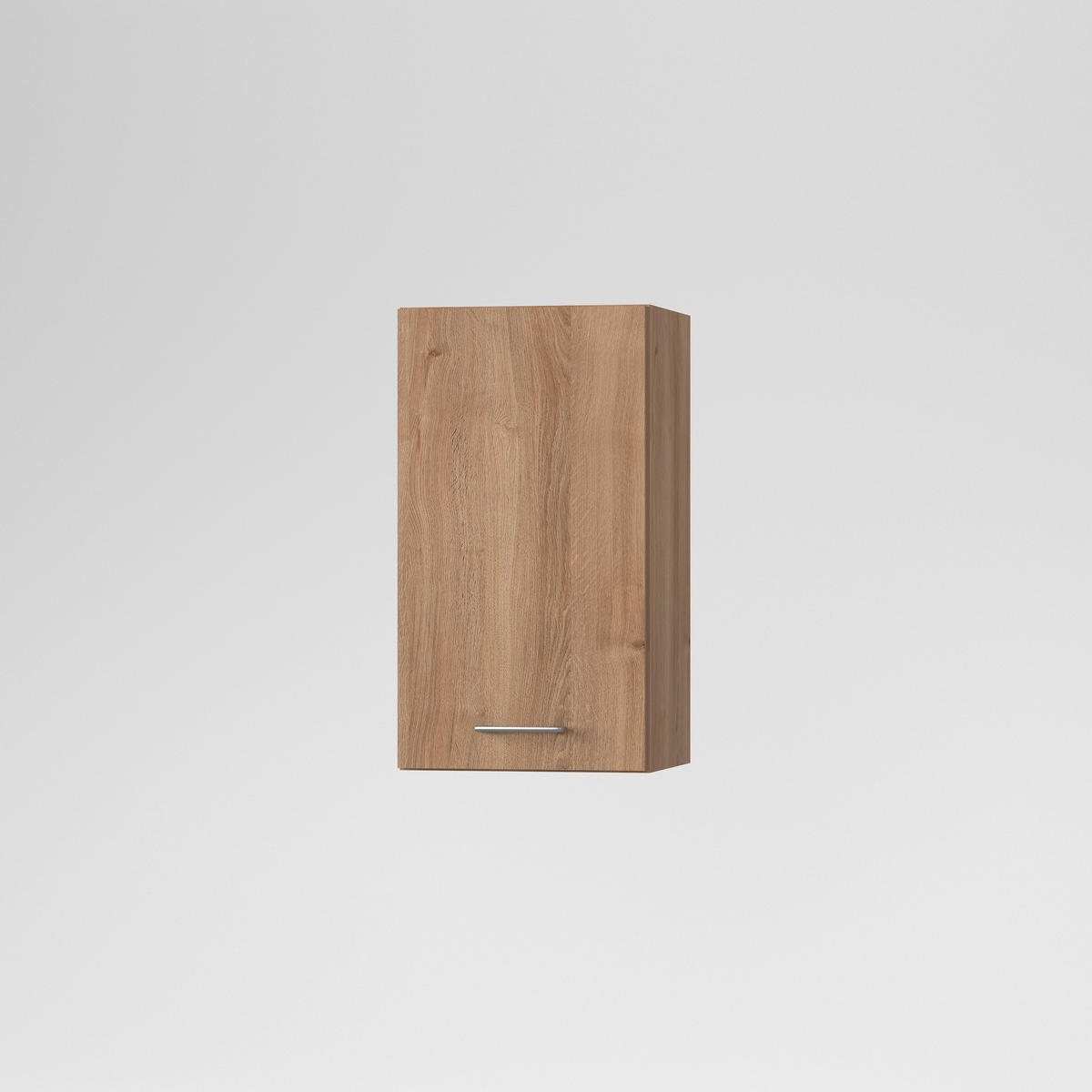 KONYHAI FALISZEKRÉNY - tölgyfa színű, Basics, fa/fém (40/72/33cm) - Carryhome