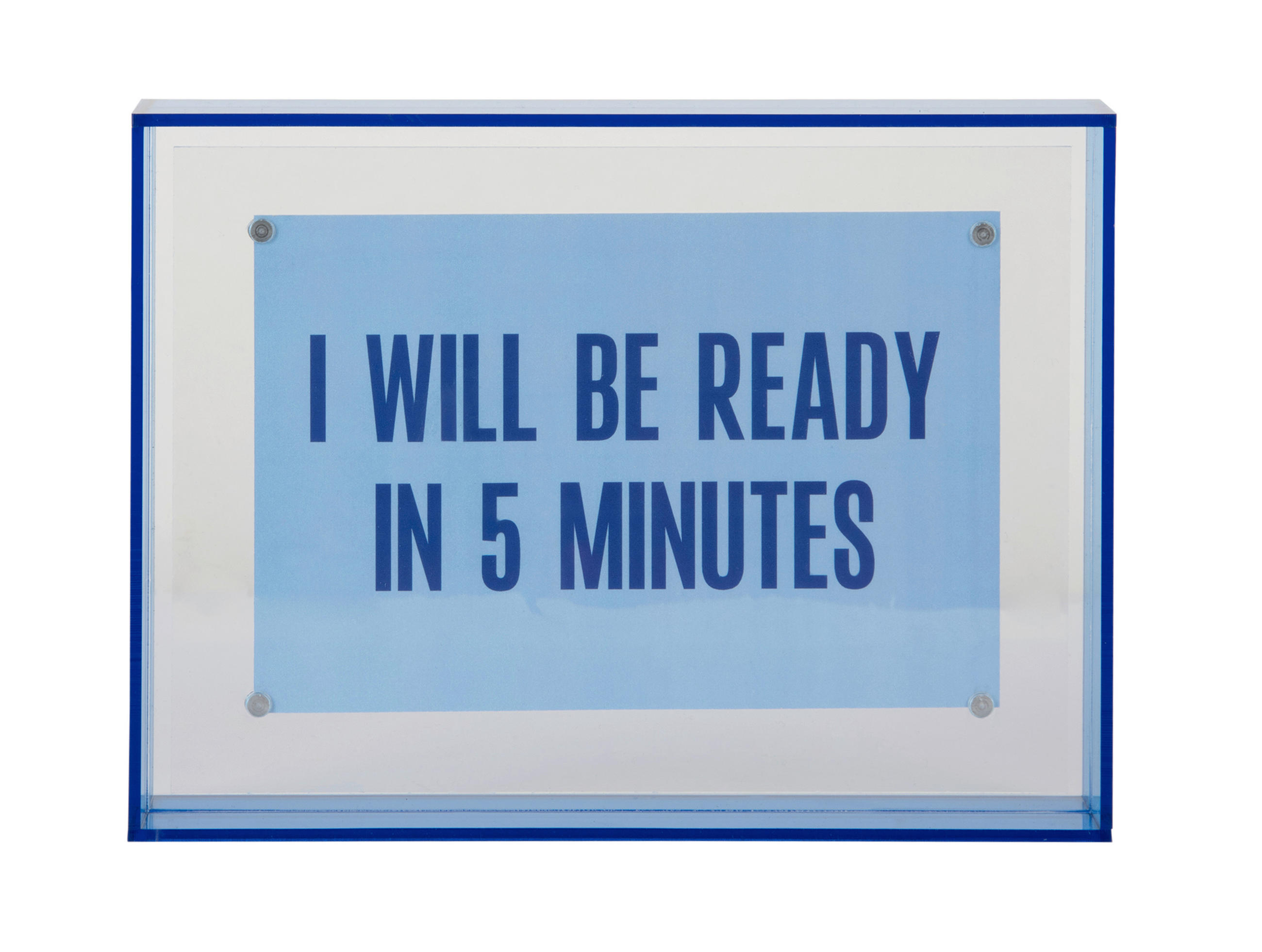 FOTORAHMEN - Dunkelblau, Basics, Kunststoff (14/19cm) - Present Time