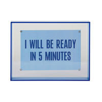 FOTORAHMEN - Dunkelblau, Basics, Kunststoff (14/19cm) - Present Time