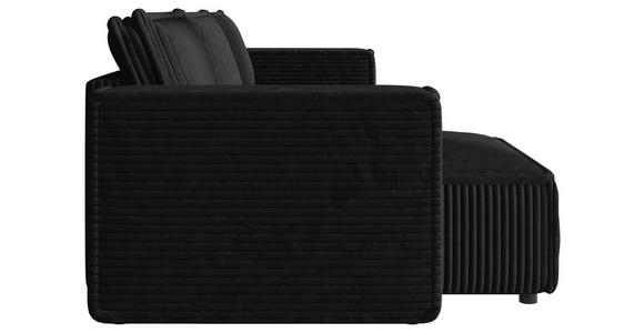WOHNLANDSCHAFT Anthrazit Cord  - Anthrazit/Schwarz, MODERN, Kunststoff/Textil (153/350/153cm) - Xora