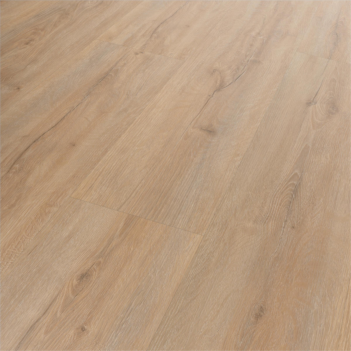 DESIGNBODEN Structure  per  m² - Hellbraun/Eichefarben, Basics, Kunststoff (122/22.8/0.38cm)