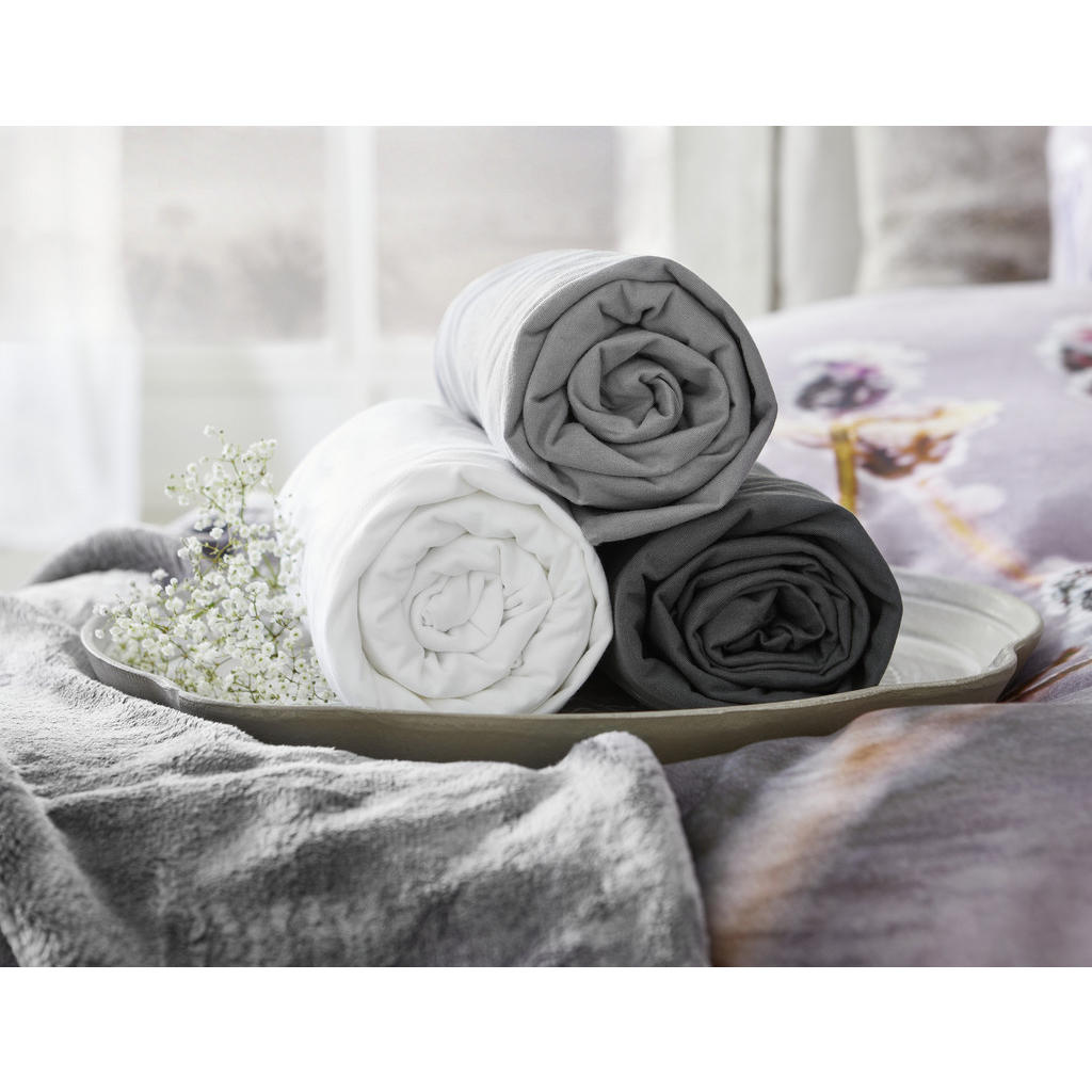 Thumbnail - Novel Spannbetttuch, Rosa, Textil, 180-200x200-220 cm, Textiles Vertrauen - Oeko-Tex®, bügelfrei, für Wasserbetten geeig...