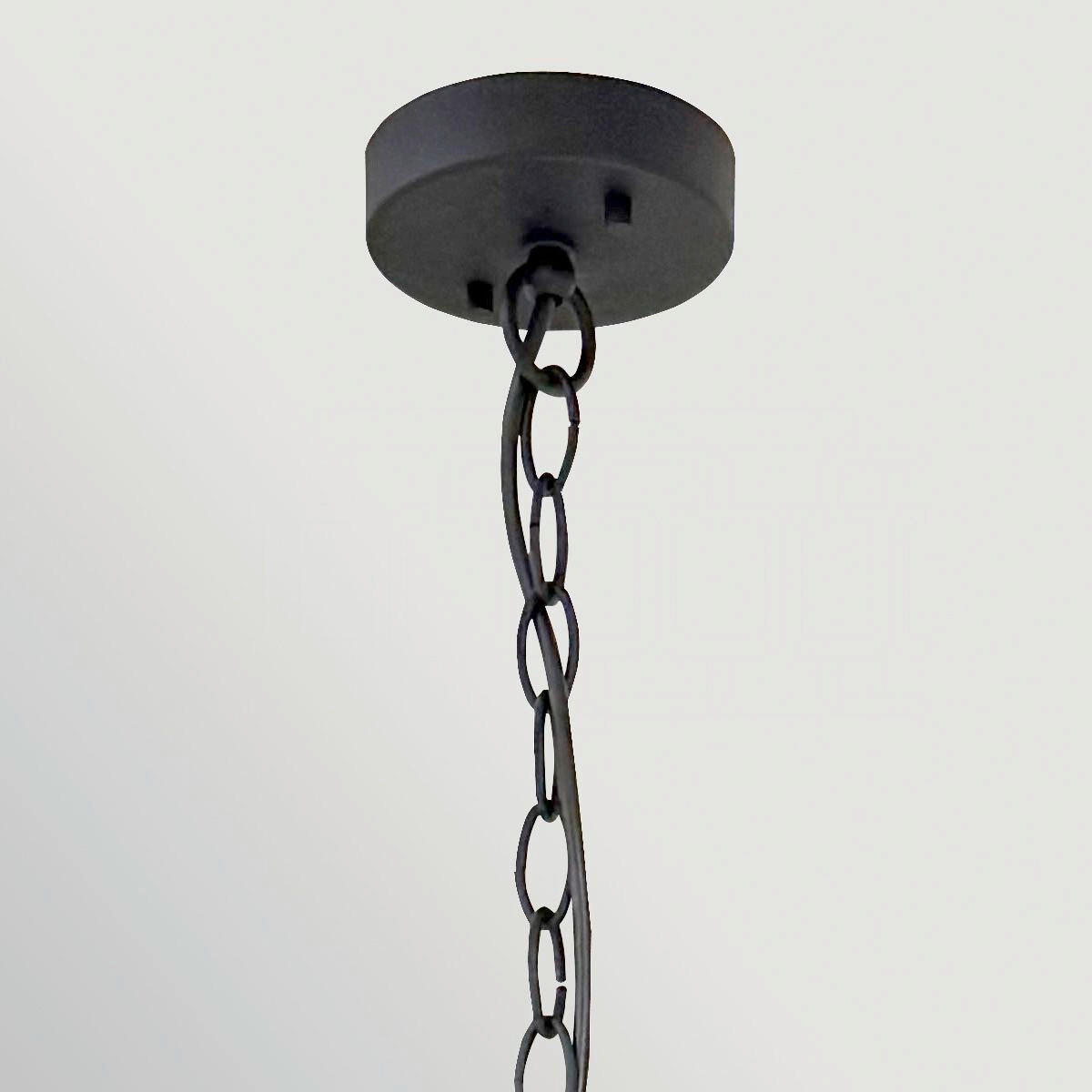 KRONLEUCHTER Hinkley 39,5/71,7 cm  - Schwarz, Design, Textil/Metall (39,5/71,7cm) - Elstead Lighting
