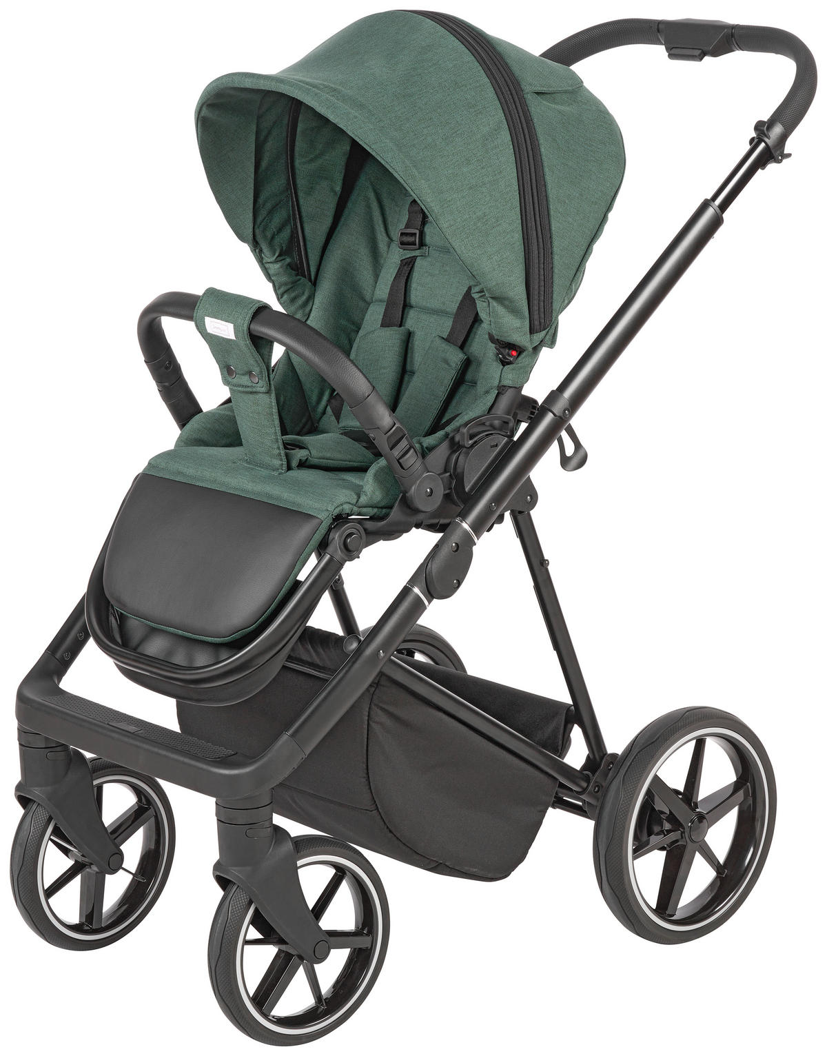 BARNVAGNSSET  - skogsgrön/svart, Basics, metall/textil (57,5/116/101cm) - Jimmylee