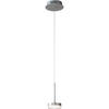LED-PENDELLEUCHTE Dunk 14/200 cm   - Alufarben, Basics, Metall (14/200cm) - Fabas Luce