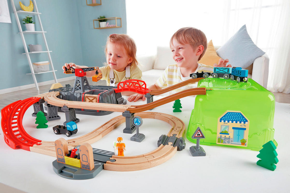 EISENBAHNZUBEHÖR - Multicolor, Basics, Holz/Holzwerkstoff (50,0/14,0/80,0cm) - Hape