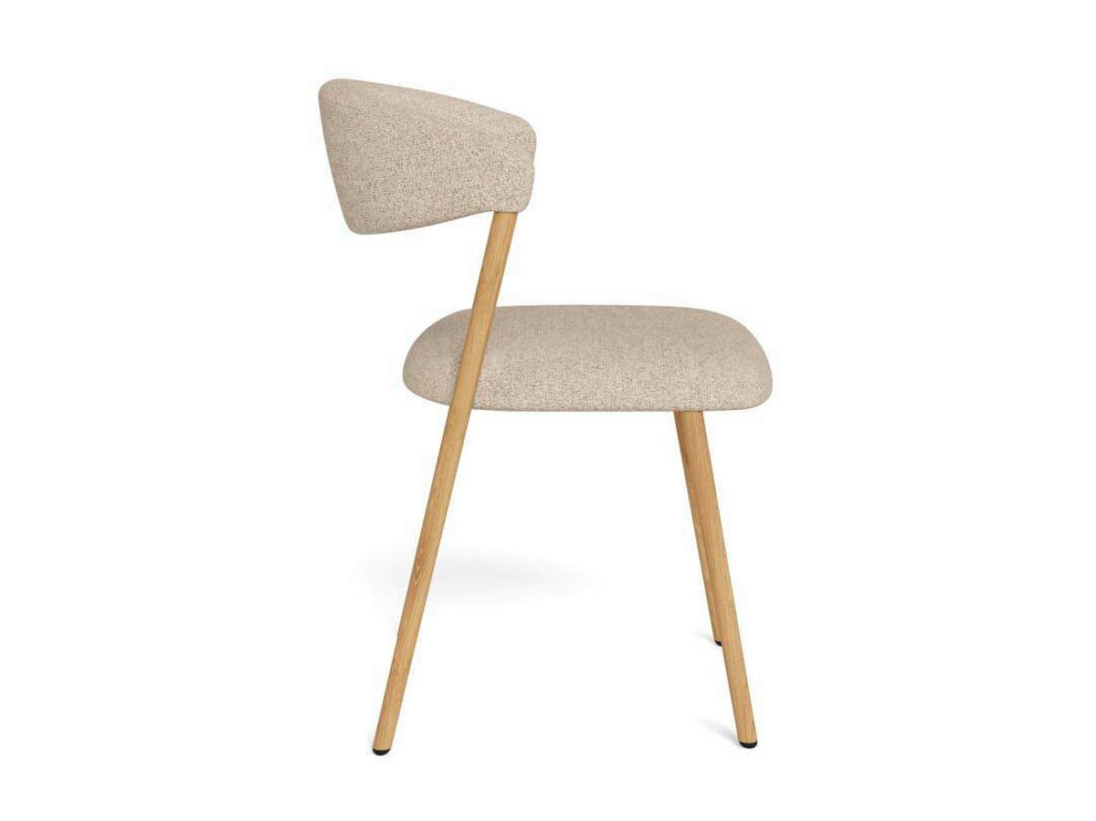 STUHL     Eichefarben, Beige  - Eichefarben/Beige, KONVENTIONELL, Textil/Metall (53,5/78,5/53cm) - MID.YOU